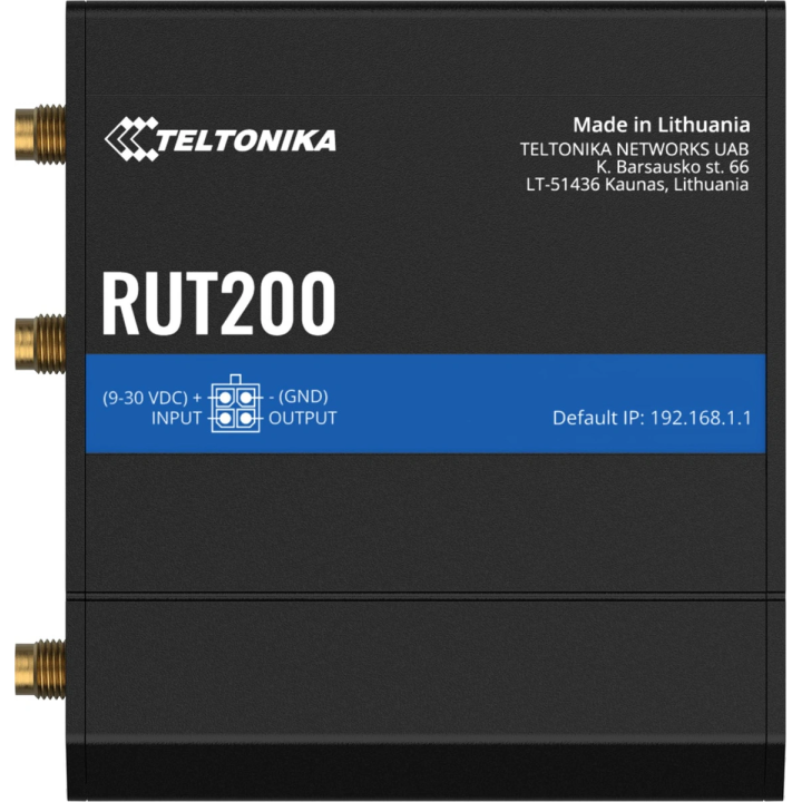 Промышленный маршрутизатор 4G/LTE Teltonika RUT200 (RUT200010000)