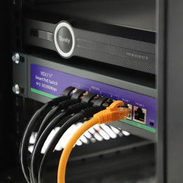 VidiLine HI-F0420FBL 6-портовый коммутатор PoE (4 PoE + 2 восходящих канала), 10/100 Мбит/с
