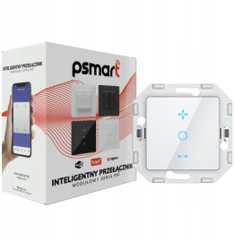 Psmart Glass Touch Dimmer Balts ZigBee TUYA 1-Channel