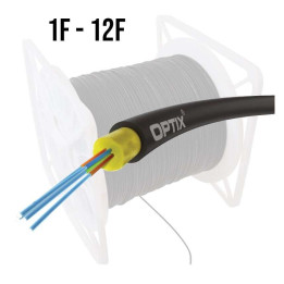 Кабель OPTIX AirFlow S-QOTKSdD 6x9/125 ITU-T G.657A2 (SPAN 80м) 1000м КОРОБКА