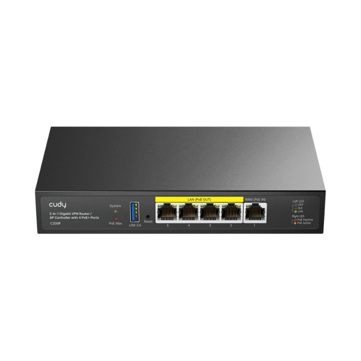 МАРШРУТИЗАТОР VPN C200P 4 PoE CUDY