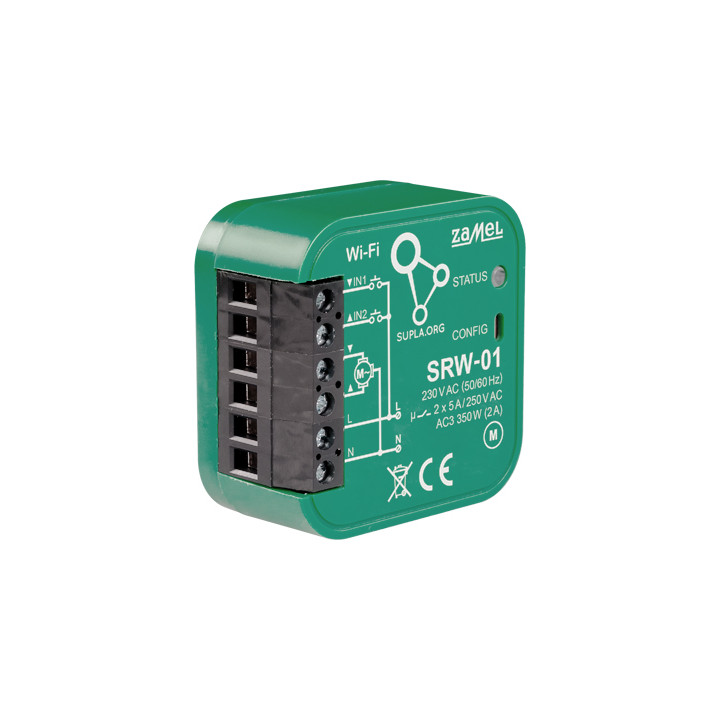 ZAMEL SRW-01 умный контролер ролет Wi-Fi 230 В AC