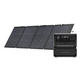 EcoFlow River 3 Max Power Station + 220W Solar Panel Set (R3MAX-220W-SB)