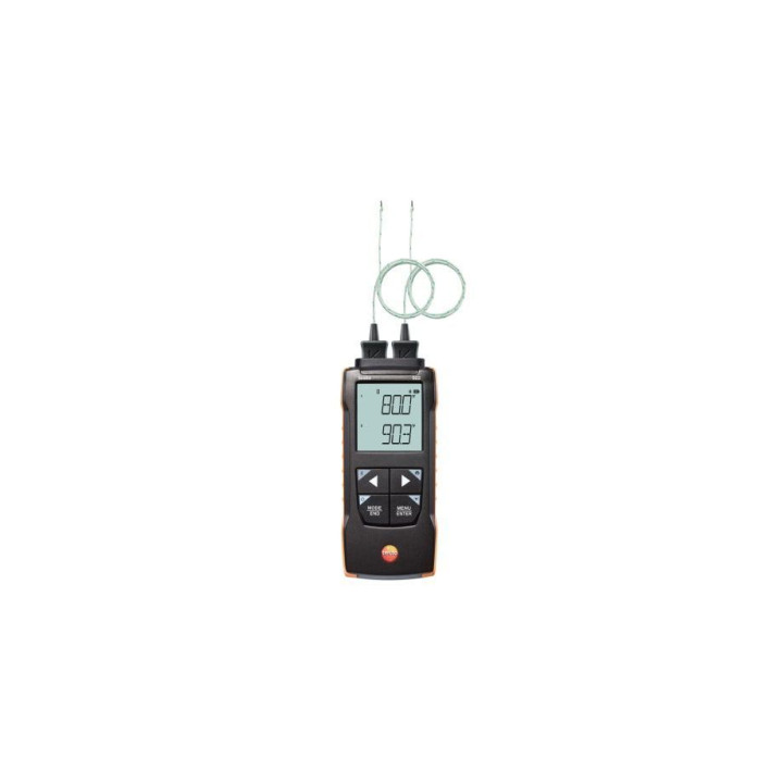 Diferenciālās temperatūras mērinstruments Testo 922 TC Type K ar App savienojumu