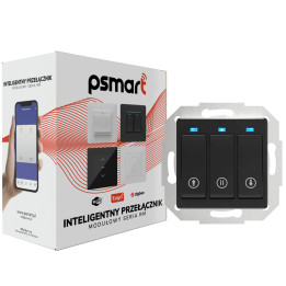 PSMART melns rullo žalūziju kontrolieris RM ZigBee TUYA
