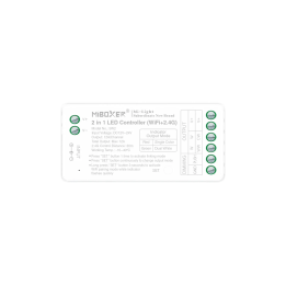 LED kontrolieris 2in1 MONO/CCT 12-24VDC 12A WiFi SW2 (FUT035W+)
