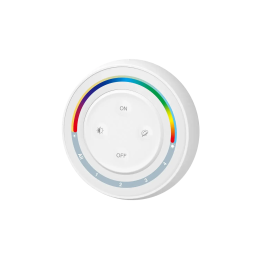 Sienas kontrolieris RGB+CCT Round 4-zonu 2xAAA S2-W+