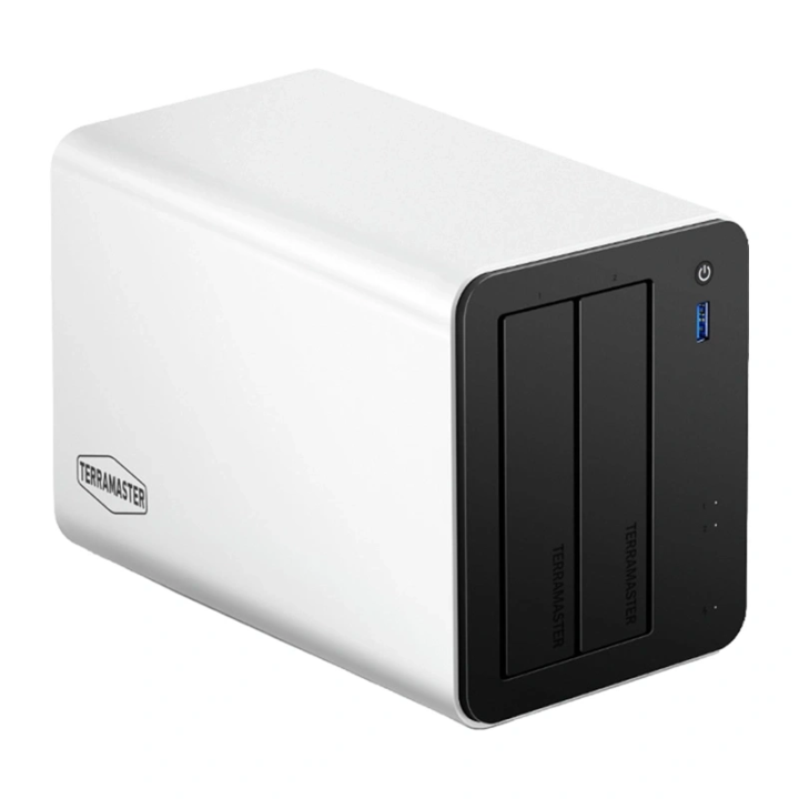 TERRAMASTER F2-425 Plus NAS failu serveris ar Intel N5095, 4 GB RAM, 2 nodalījumi