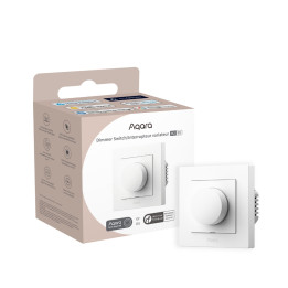 Умный настенный выключатель Aqara H2 Dimmer EU, Zigbee + Thread, 2 канала, 200 Вт, белый