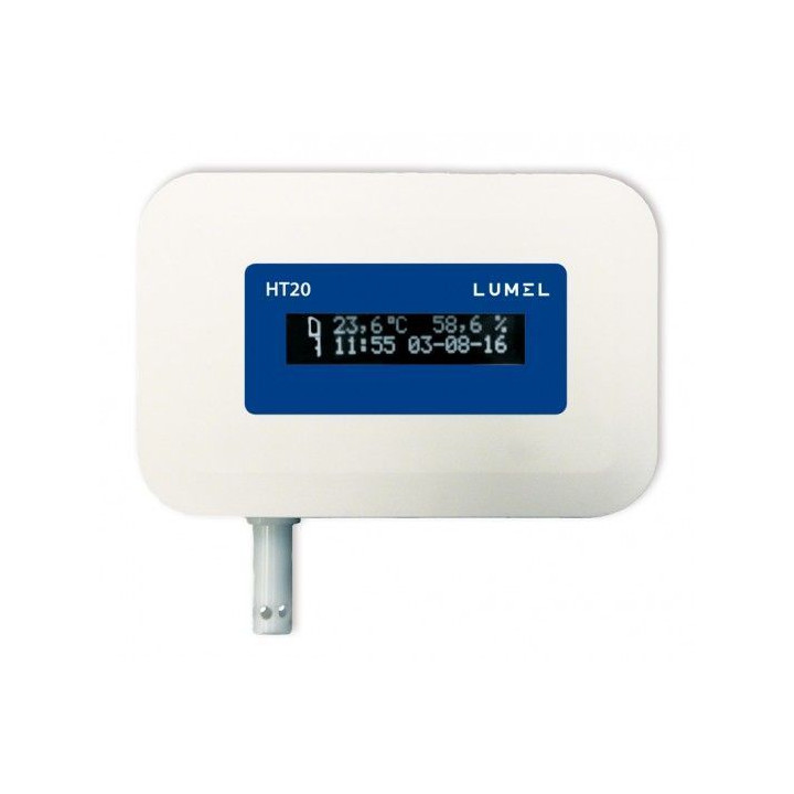 Lumel Temperatūras un mitruma datu reģistrētājs ar Ethernet un PoE HT20