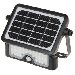 AD-SL-6108BLR4 LED saules prožektors ar kustības sensoru, IP65, 6500K auksti balta gaisma, 12V