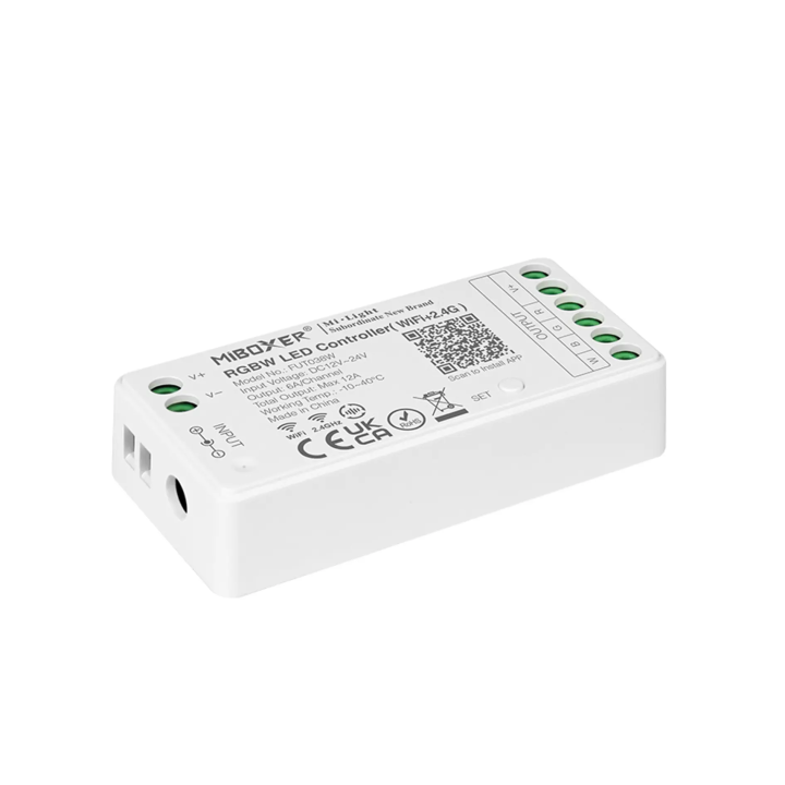 LED kontrolieris RGBW 12-24VDC 12A WiFi FUT038W
