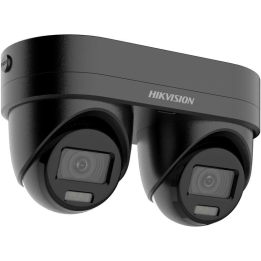 Hikvision DS-2CD2343G2D-LIZ2UY/SL(2.8/4)BLACK 2.8mm torņa IP kamera āra Wi-Fi 360°