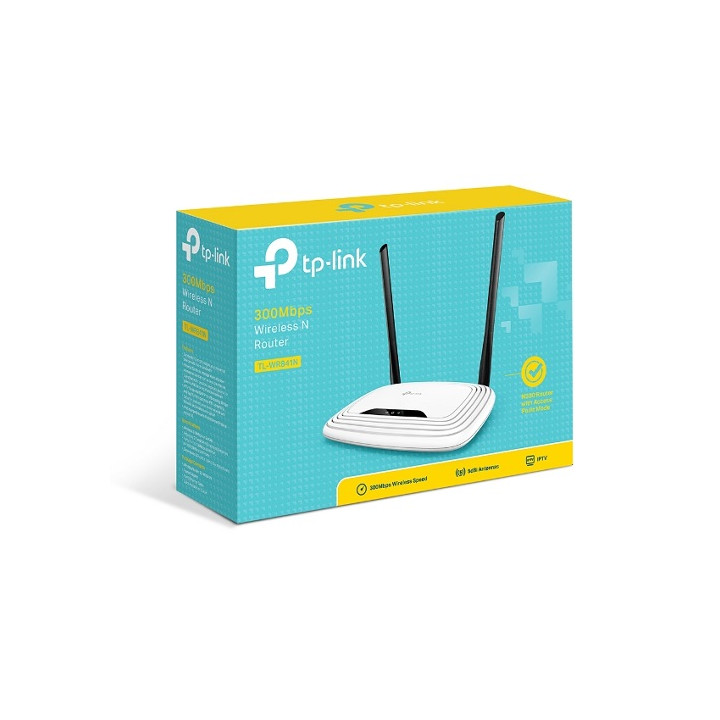 TP-Link 300Mbps Wireless N Router bezvadu rūteris ar divām antenām (TL-WR841N)