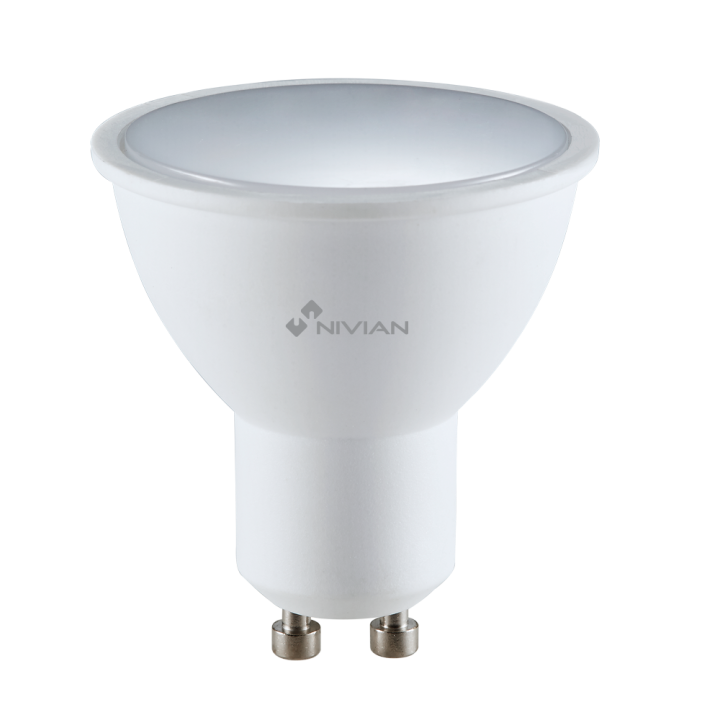 NIVIAN RETAIL NVS-RGBWBULB-45GU10-W умная RGBW лампа GU10, диммируемая, 220-240В