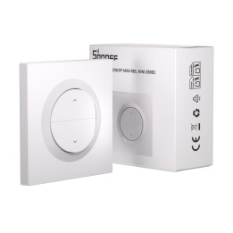 Sonoff ERBS Rullo žalūziju sienas slēdža korpuss MINI-RBS un MINI-ZBRBS – balts, 8.5×3.0×8.5 cm