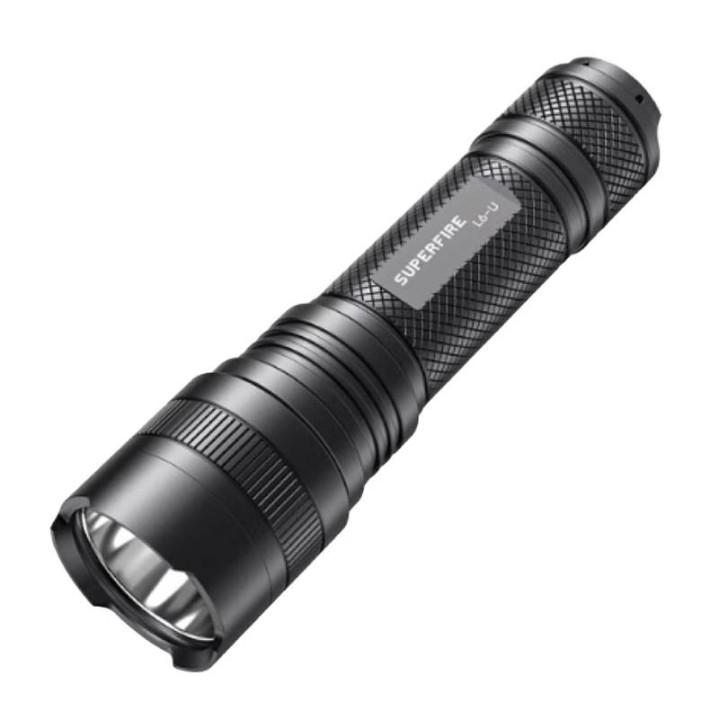 Superfire L6-U zibspuldze - 1480 lm, 330 m, 5 režīmi, 20W, USB-C