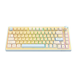 Onikuma MT707 spēļu tastatūra (dzeltena)