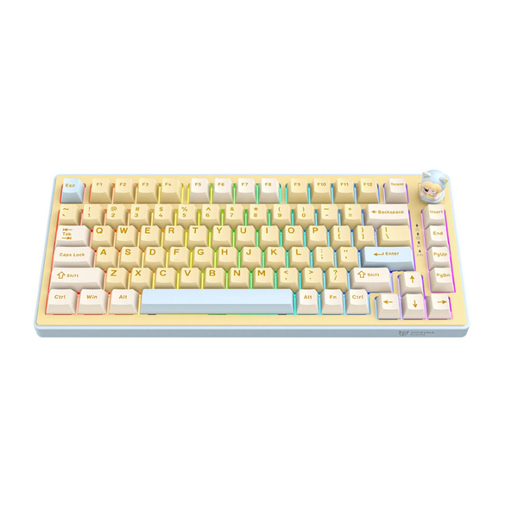 Onikuma MT707 spēļu tastatūra (dzeltena)