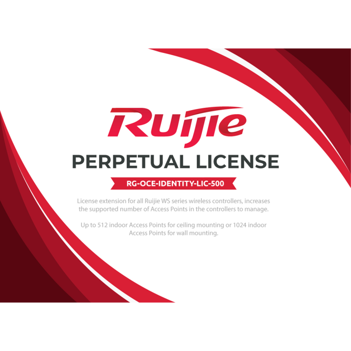 RUIJIE RG-OCE-IDENTITY-LIC-500 identitātes licence 500 piekļuves punktiem