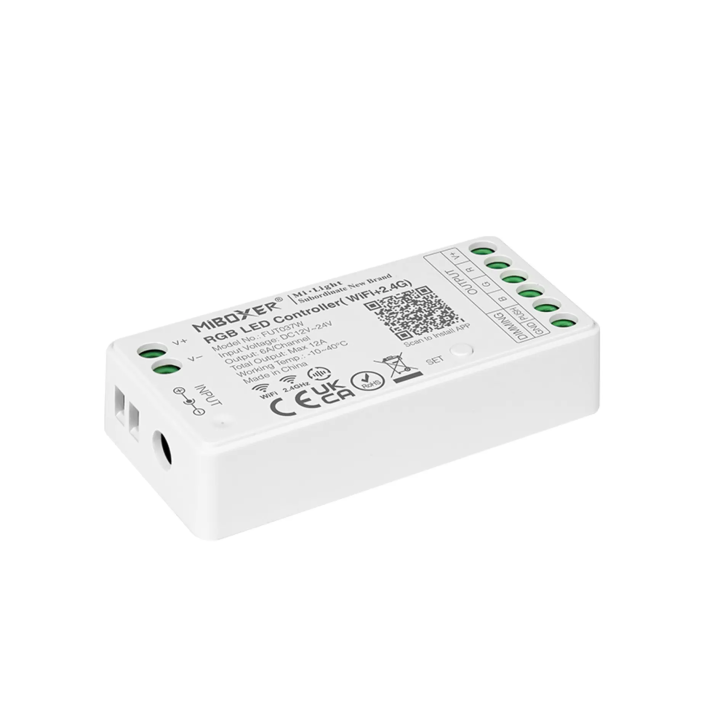 LED kontrolieris RGB 12-24VDC 12A WiFi FUT037W