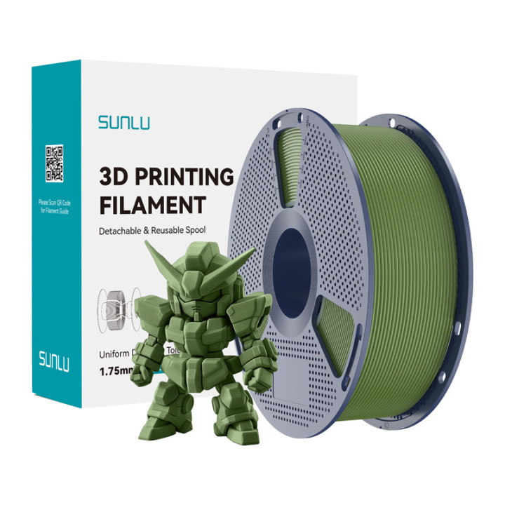 Нить Sunlu PLA+ 2.0 (оливковая)