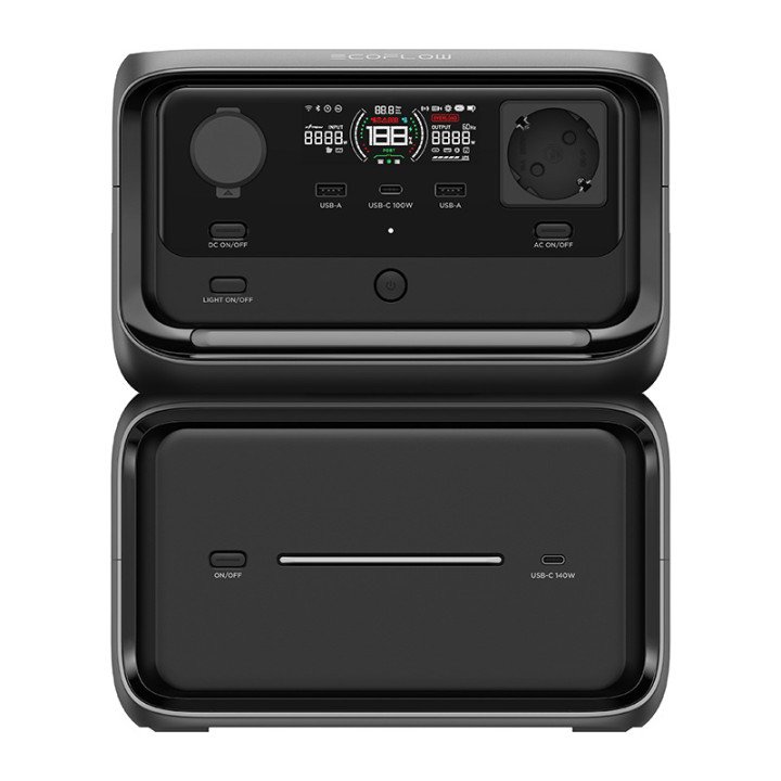 EcoFlow River 3 Max Plus 858Wh Portable Power Station (Wireless)