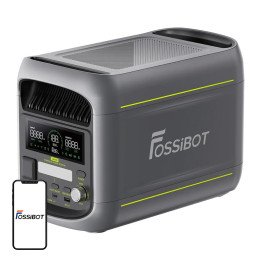FOSSIBOT F1800 1800W Portable Power Station 1024Wh (Gray)