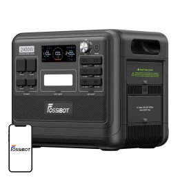 FOSSIBOT F2400BL 2400W Portable Power Station (Black)