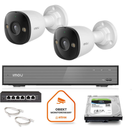 Imou IPC-PS3E-8Q0-0280B novērošanas komplekts 2 IP kameras 8 MP PoE