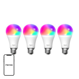 Meross MSL120 WiFi viedā LED spuldze (HomeKit) (četrās komplektācijās)