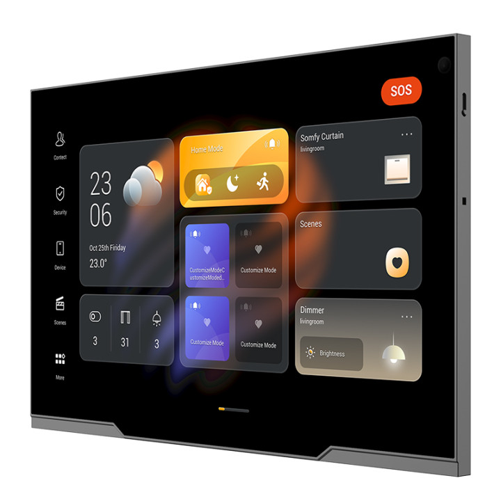 Akubela PHX1-ST HyPanel Supreme ST Smart Home vadības panelis, pelēks