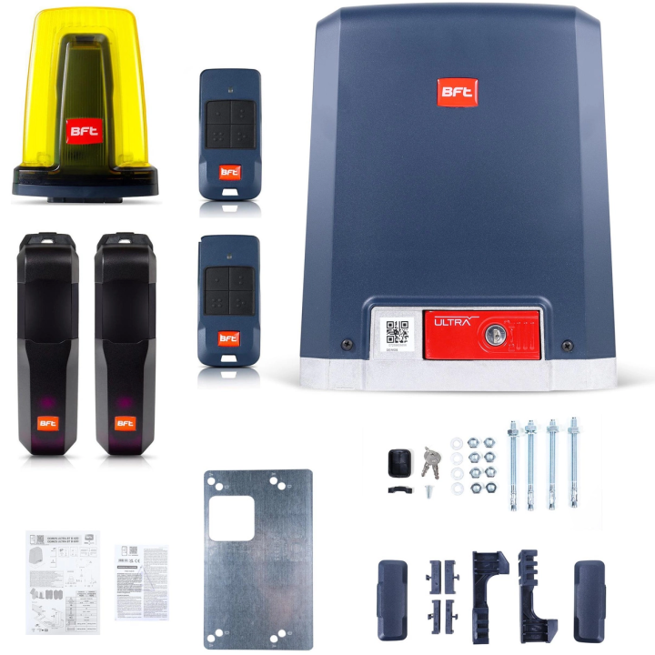 Komplekts BFT DEIMOS Ultra BT KIT B600 INT - 600 kg bīdāmo vārtu automātika