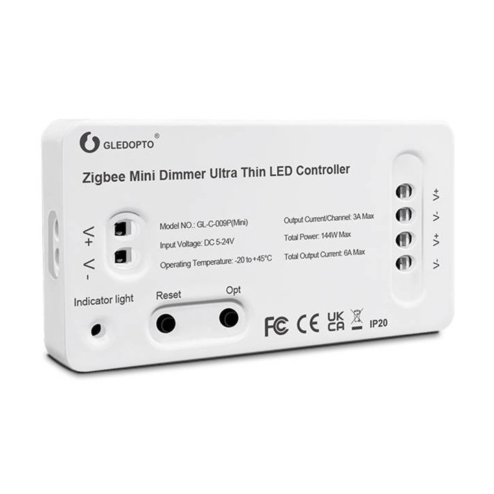 Ultra Mini kontrolieris LED DIM GL ZigBee HUE TUYA