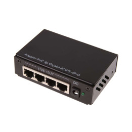 PoE Fast Ethernet Adapter 4-портовый 12-30V