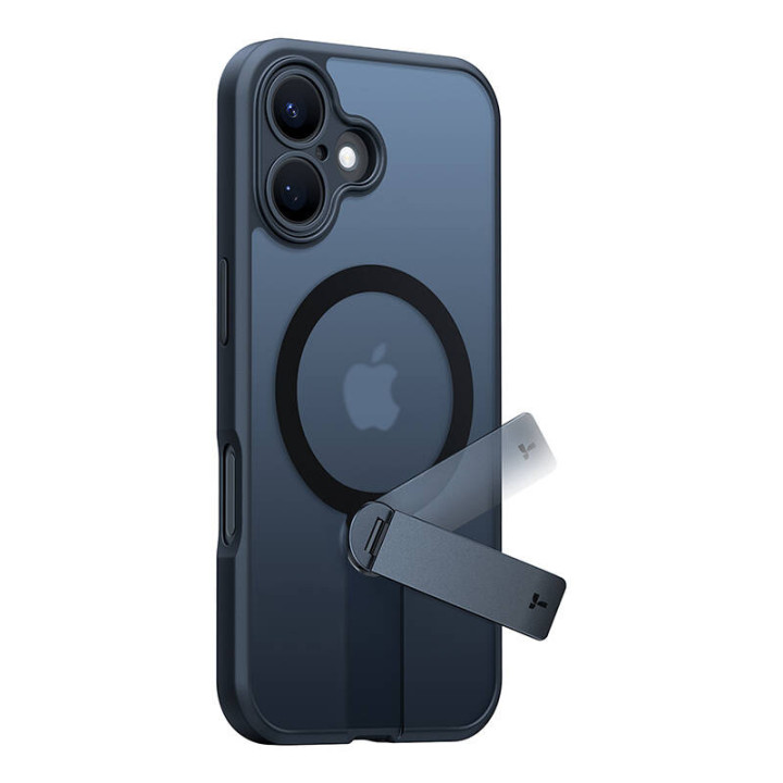 Torras Pstand Spin Case iPhone 16 (melns)