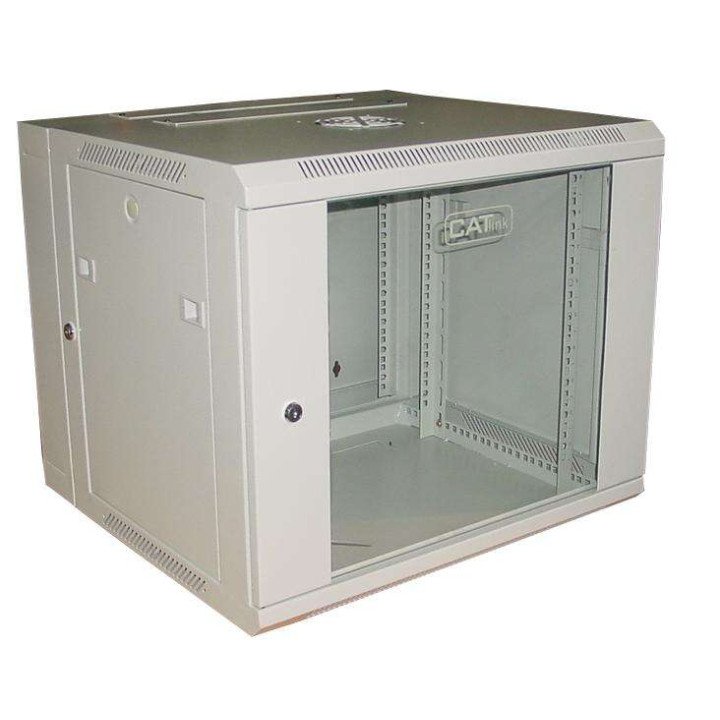 CATlink / Digitus 19" 9U 600x550 Two-Section Wall-Mounted Network Cabinet (RAL 7035)