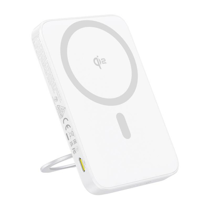 Baseus magnētiskā jaudas banka ar statīvu PicoGo Qi2 5000mAh 20W