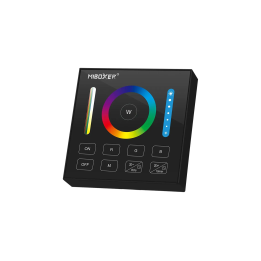 Sienas kontrolieris RGB+CCT 1-zonu melns 2xAAA B0B