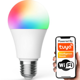 Smart RGB+CCT E27 9W WiFi TUYA LED spuldze