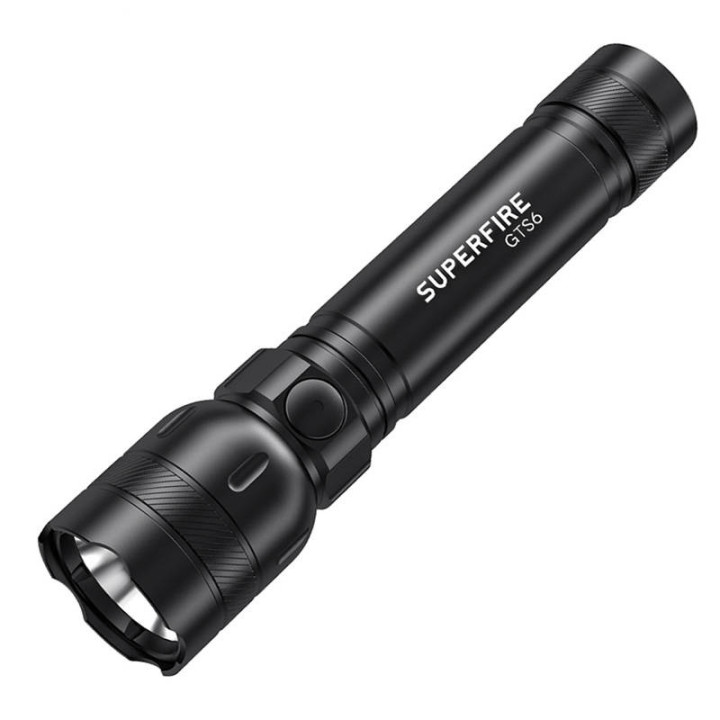 Superfire GTS6 lukturītis, 360 lm, USB-C, 7W, 5 režīmi, 150m