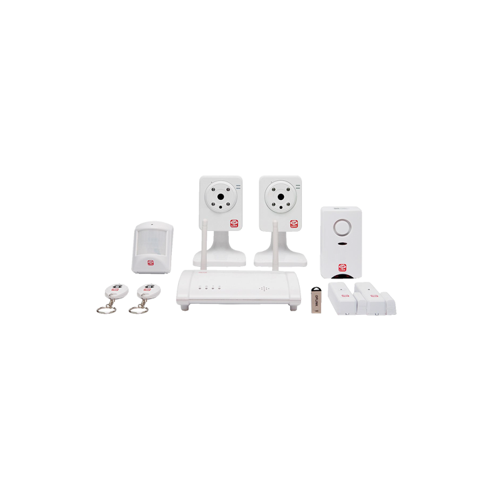 HOME8 OPL-C2S6 Комплект умного дома для безопасности с датчиками и Wi-Fi хабом