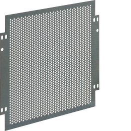 Hager UZ21MP Universal Mounting Plate, 240x247 mm, Perforated
