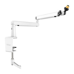 Fifine BM88W mikrofona galda statīvs (balts)