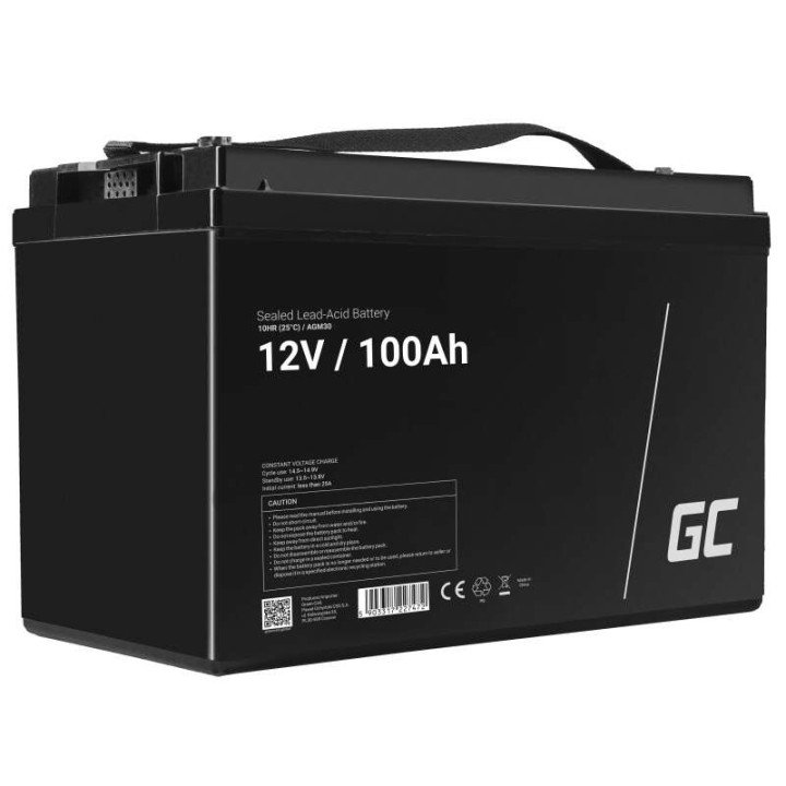 Green Cell AGM30 12V 100Ah герметичная свинцово-кислотная батарея