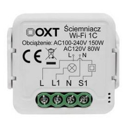 OXT mini dimmer modulis 1 ķēde WiFi TUYA