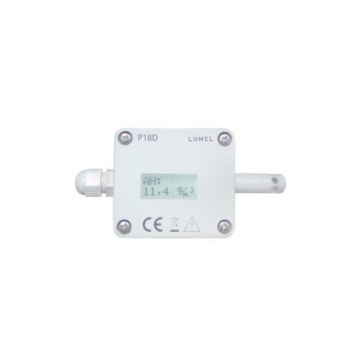 Lumel Mitruma un temperatūras devēji ar digitālo un analogo izeju P18, P18D