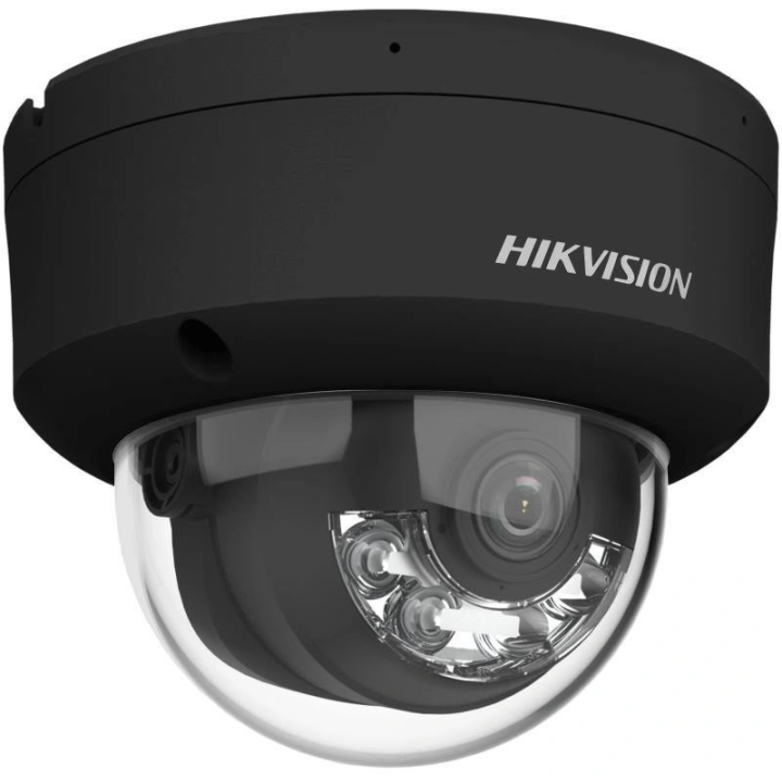Hikvision DS-2CD2183G2-LIS2U(2.8mm) 8MP AcuSense Smart Hybrid Light fiksēta kupola IP kamera ar IP67, melna