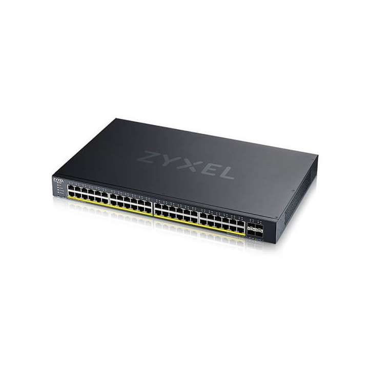 ZyXEL XGS1935-52HP-EU0101F 52-портовый коммутатор 10GbE PoE+ с 4 портами SFP+