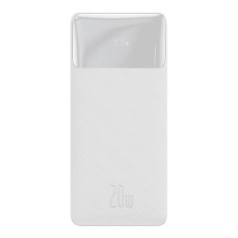 Powerbank Baseus Bipow 10000mAh, 20W (balts)